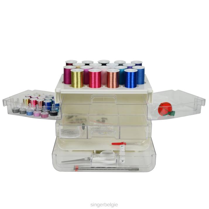 SINGER Sewing-it-goes 255-delige naai- en knutselopbergset met metallic draad ZB02181 accessoires