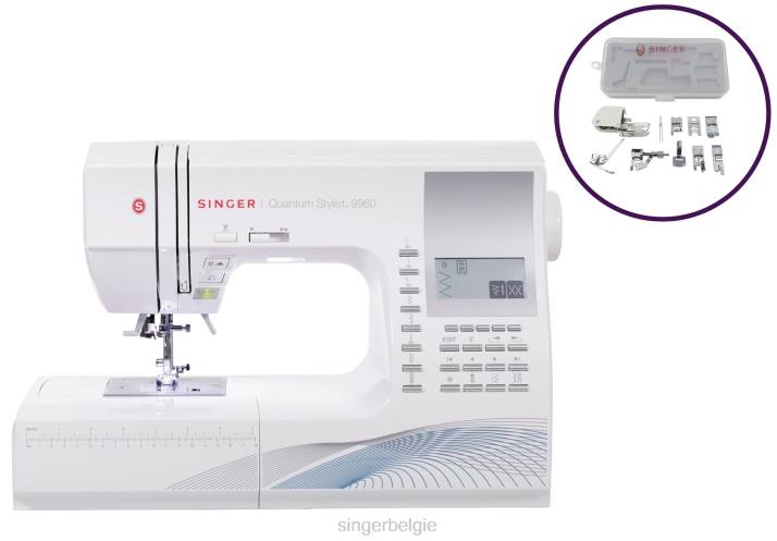 SINGER naai ruime quantum stylist 9960 naaimachine en naaivoetsetbundel ZB022 machines